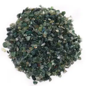 Moss Agate Gemstone Chips Bulk – 1KG | www.artisangoods.co.uk 5