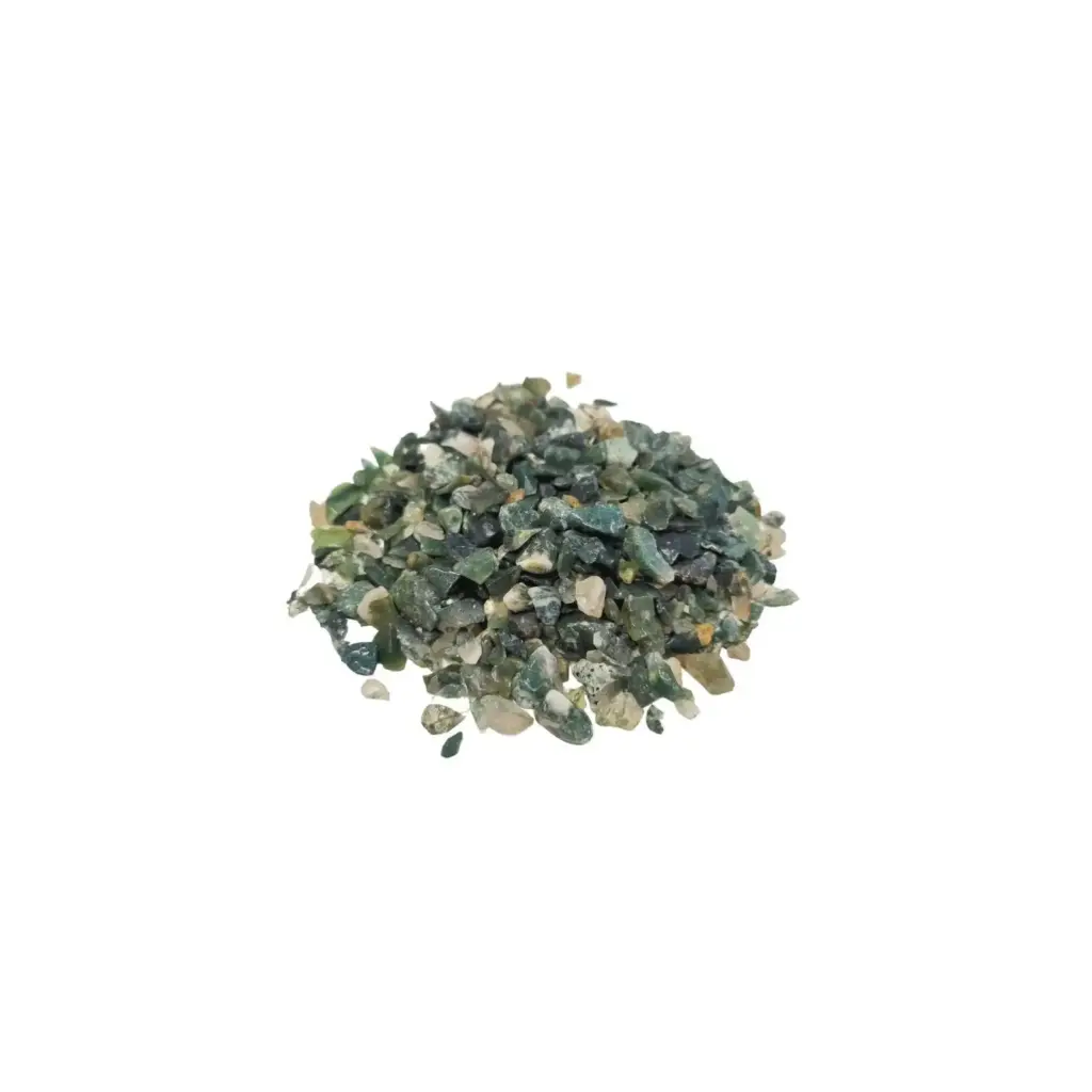 Moss Agate Gemstone Chips Bulk – 1KG | www.artisangoods.co.uk 2