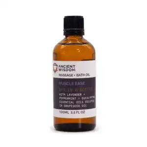 Muscle Ease Massage Oil – 100ml | www.artisangoods.co.uk 1