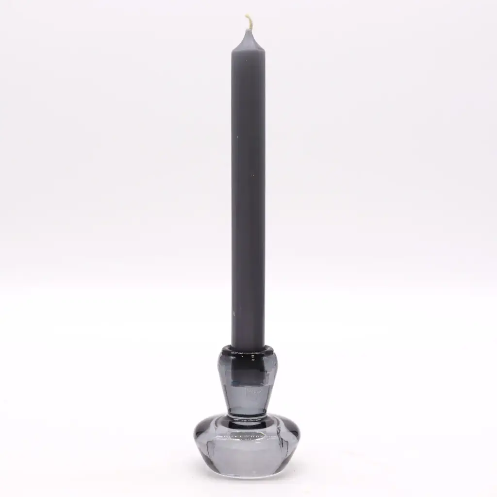 Mushroom Flip Dinner Candle / Tealight Holder – Midnight Grey | www.artisangoods.co.uk