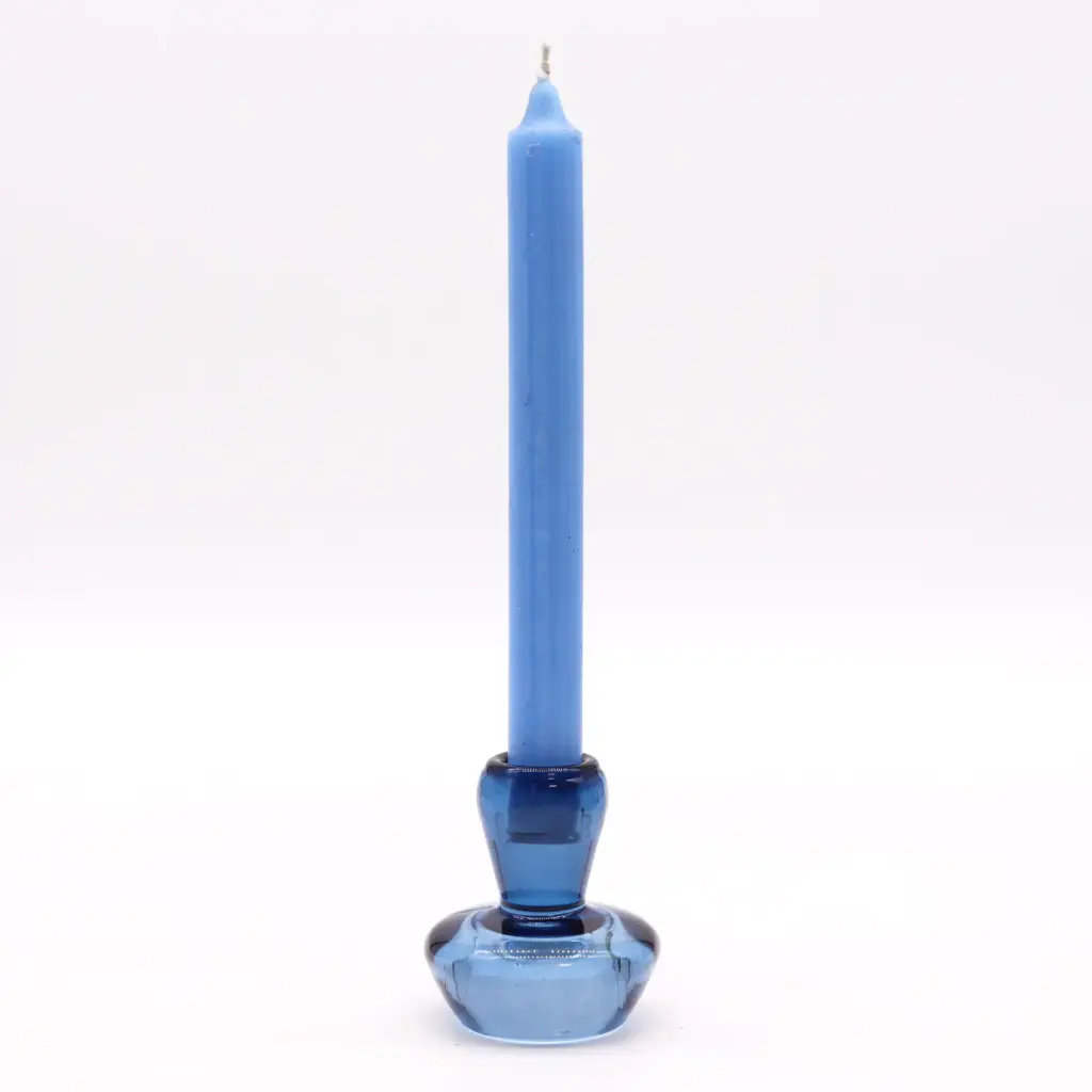 Mushroom Flip Dinner Candle / Tealight Holder – Royal Blue | www.artisangoods.co.uk