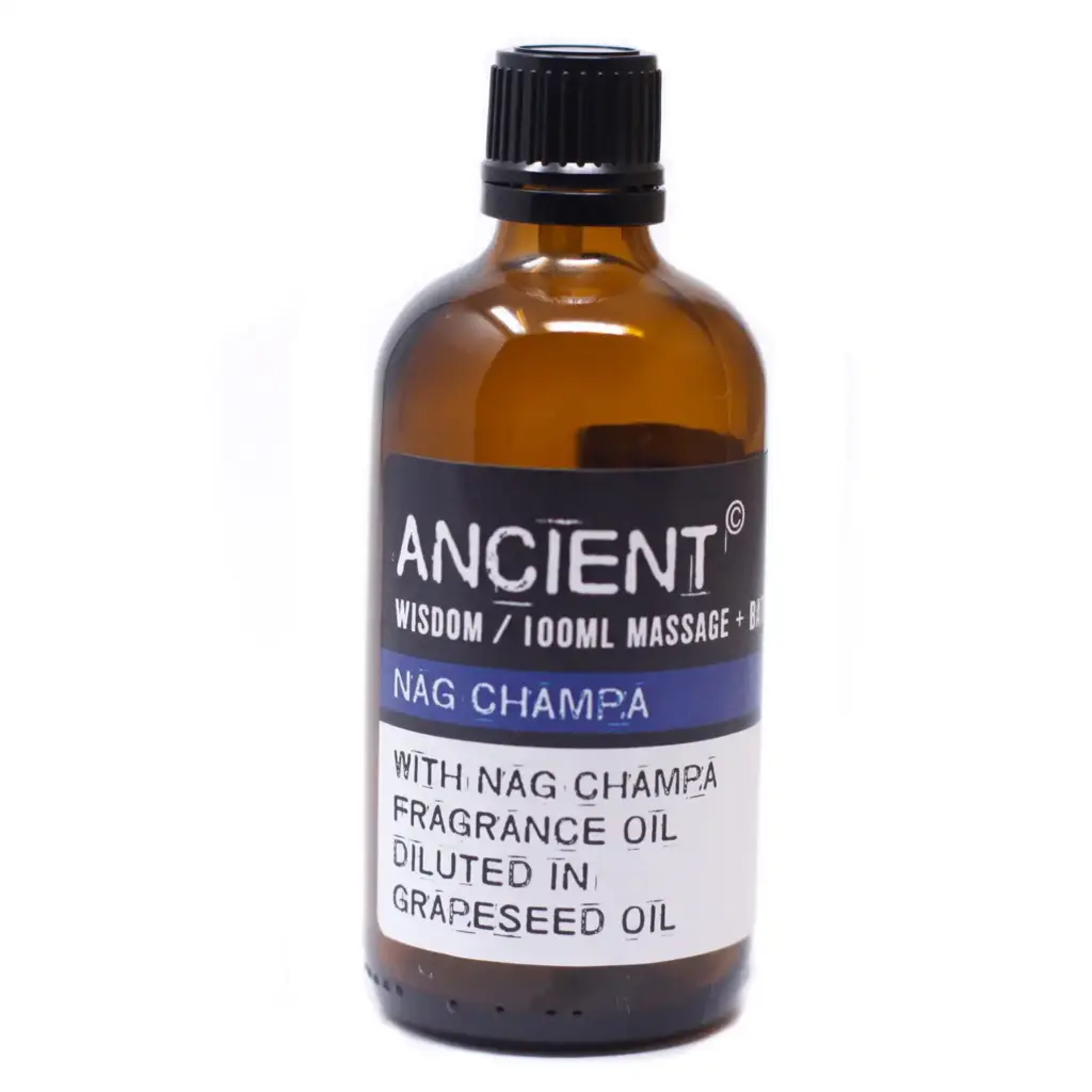 Nag Champa Massage Oil – 100ml | www.artisangoods.co.uk Nag Champa Massage Oil – 100ml | www.artisangoods.co.uk