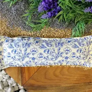 Natural Cotton Wheat Bags – Blue | www.artisangoods.co.uk 4