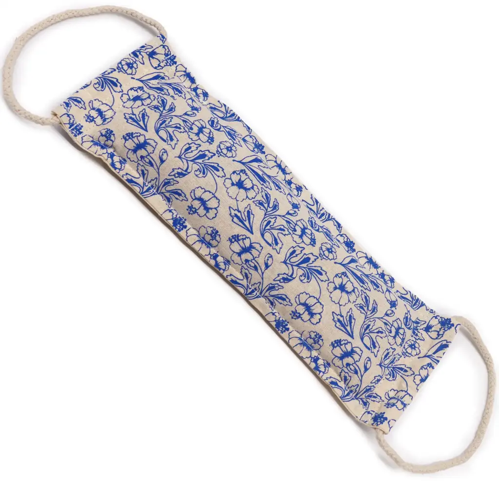 Natural Cotton Wheat Bags – Blue | www.artisangoods.co.uk