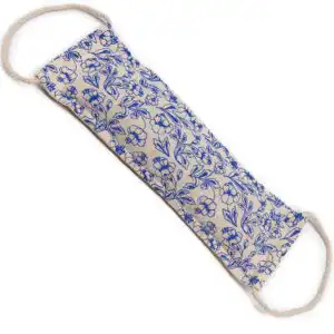 Natural Cotton Wheat Bags – Blue | www.artisangoods.co.uk 1