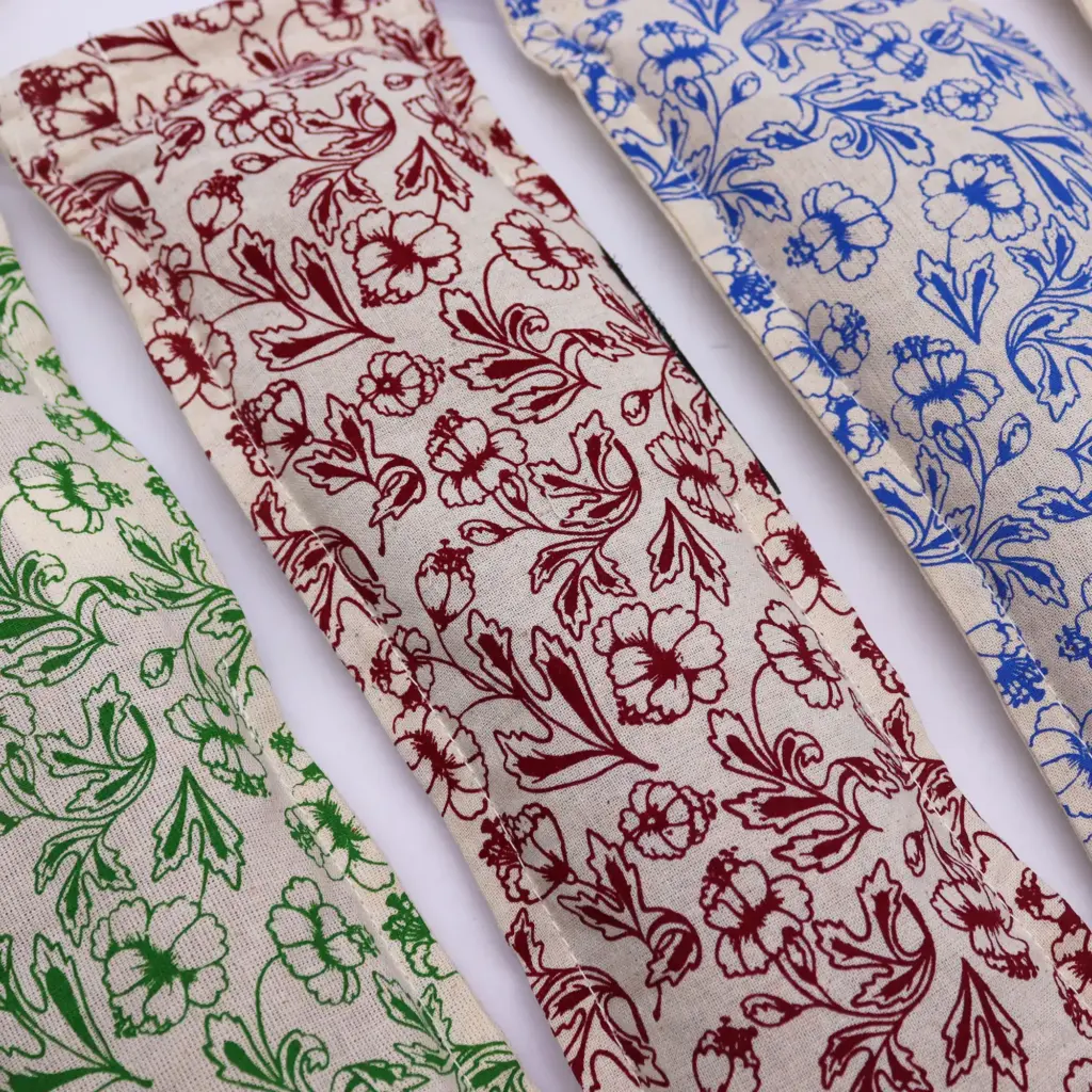 Natural Cotton Wheat Bags – Purple | www.artisangoods.co.uk 3