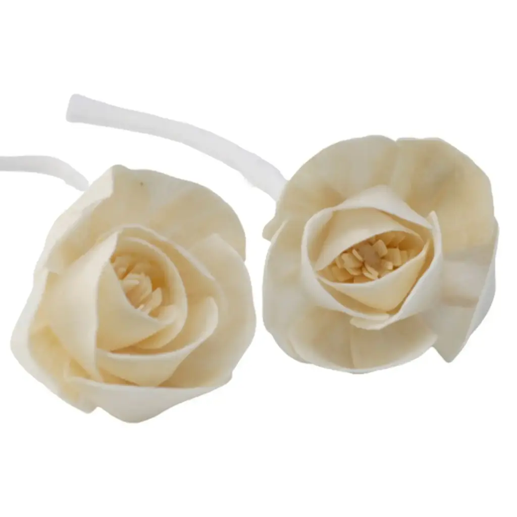 Natural Diffuser Flowers – Lrg Rose on String | www.artisangoods.co.uk 2