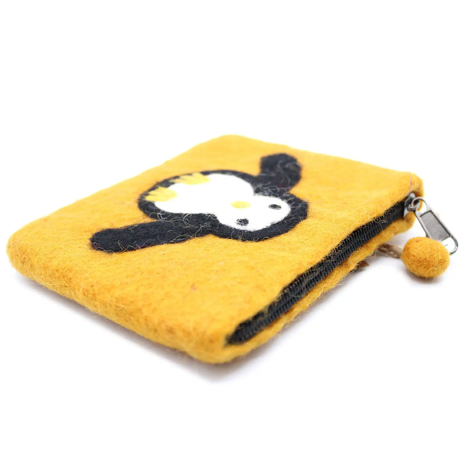 Natural Felt Zipper Pouch (asst) – Cute Penguin | www.artisangoods.co.uk 6 Natural Felt Zipper Pouch (asst) – Cute Penguin | www.artisangoods.co.uk 5