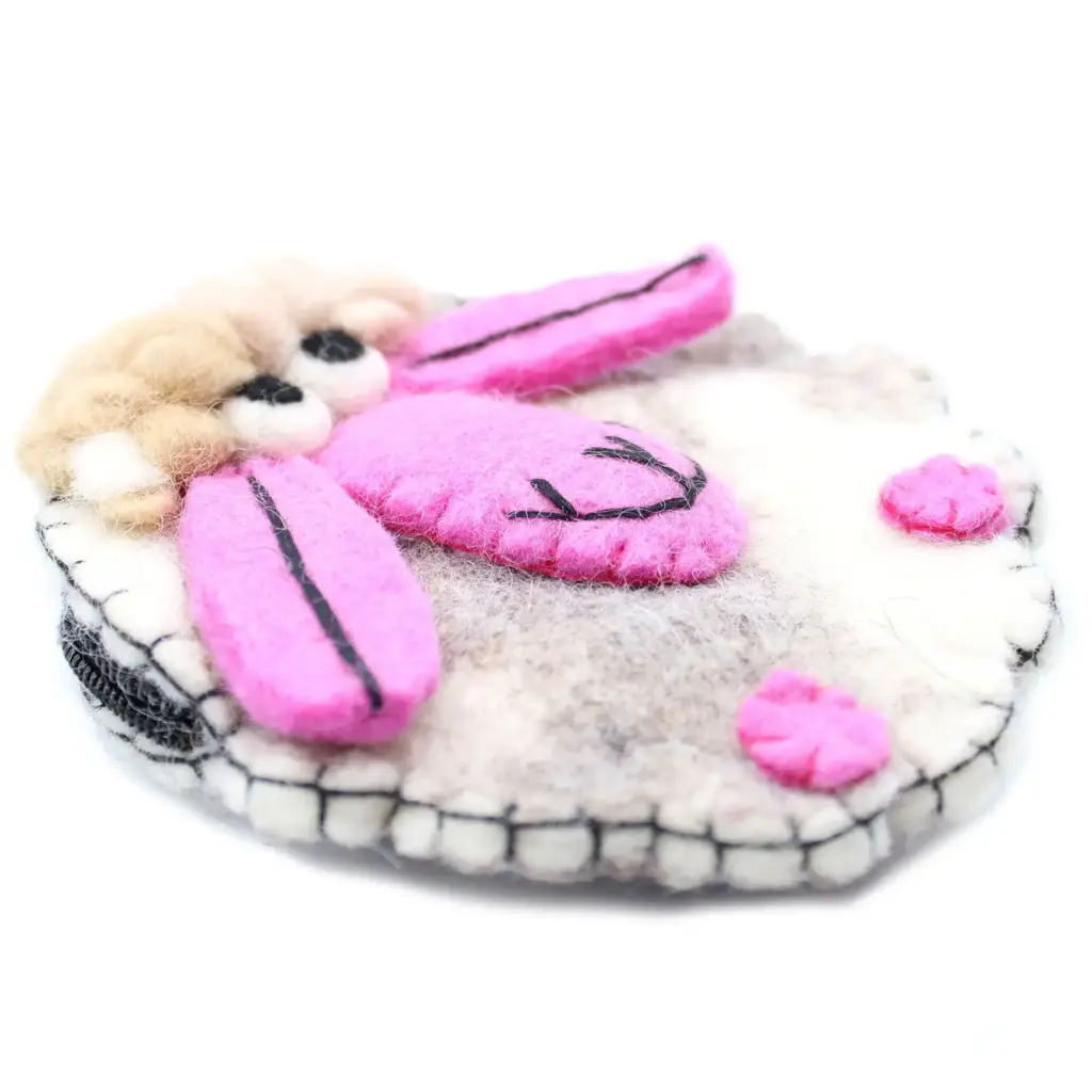 Natural Felt Zipper Pouch (asst) – Happy Sheep | www.artisangoods.co.uk 3 Natural Felt Zipper Pouch (asst) – Happy Sheep | www.artisangoods.co.uk 3