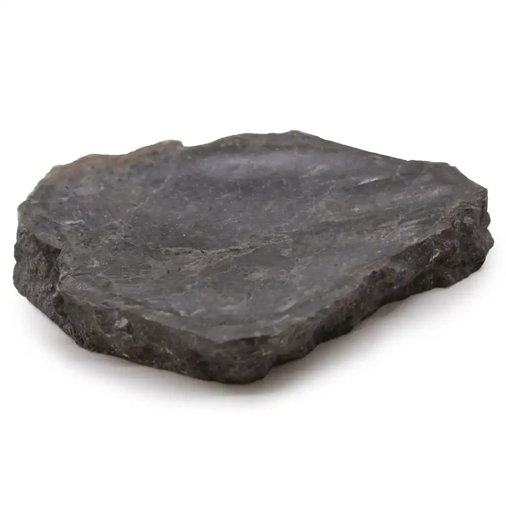 Natural Grey Marble Soap Dish | www.artisangoods.co.uk