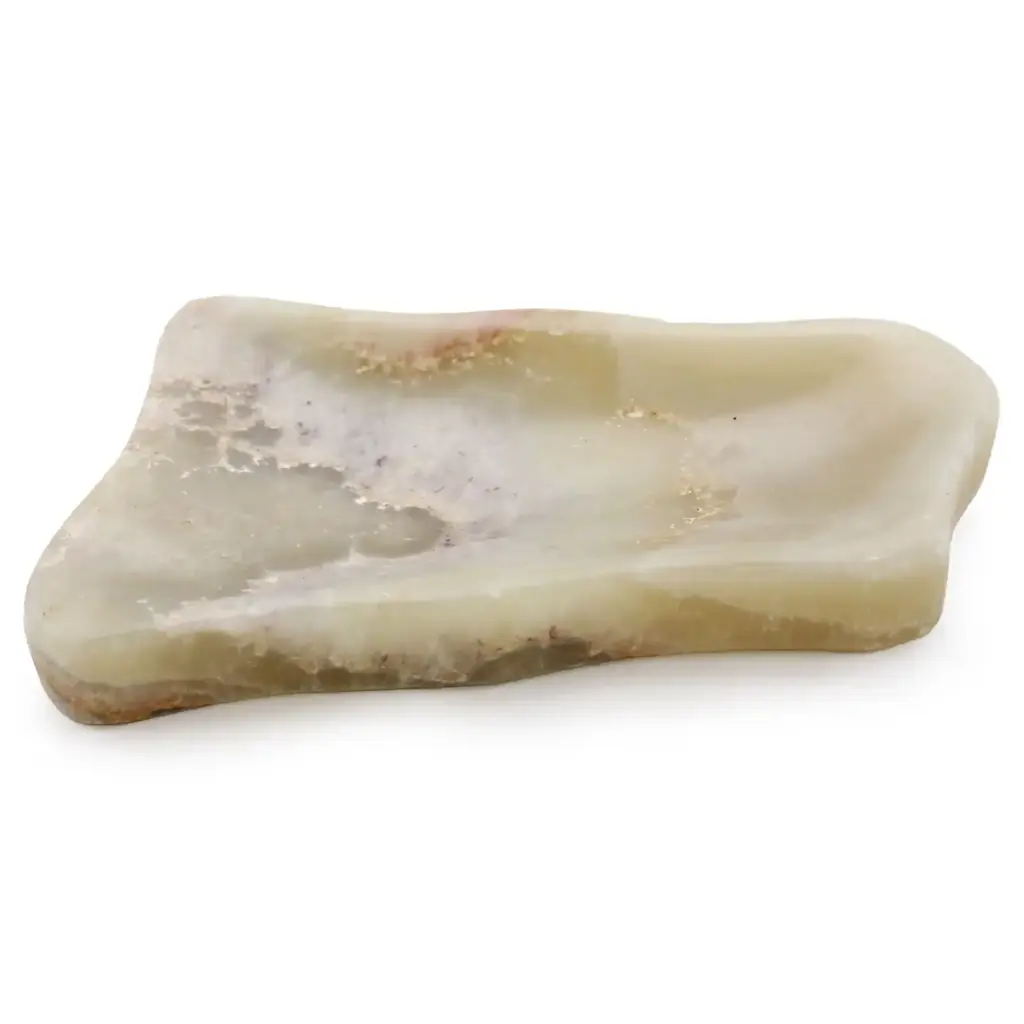 Natural Honey Onxy Soap Dish | www.artisangoods.co.uk