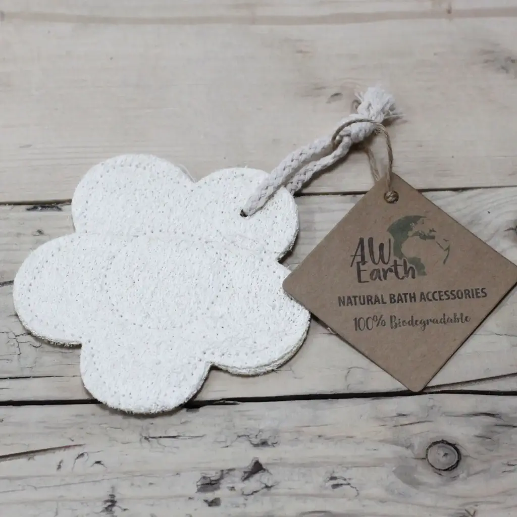 Natural Loofah Body Scrubs – Flower | www.artisangoods.co.uk
