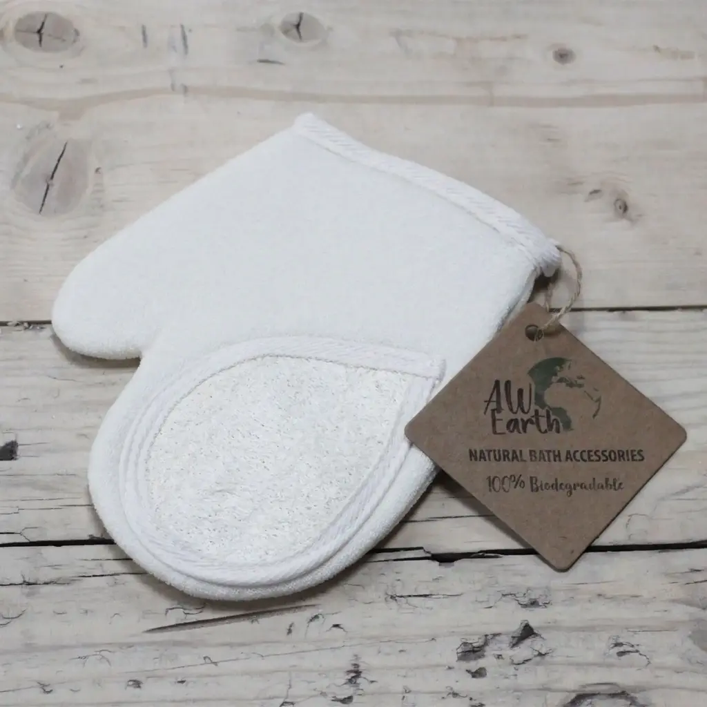 Natural Loofah Body Scrubs – Glove | www.artisangoods.co.uk
