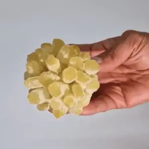 Natural Quartz Cluster – Yellow Ghost Quartz | www.artisangoods.co.uk 3