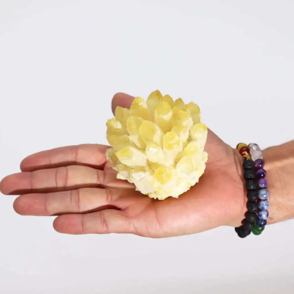 Natural Quartz Cluster – Yellow Ghost Quartz | www.artisangoods.co.uk 4