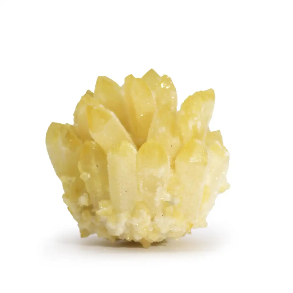 Natural Quartz Cluster – Yellow Ghost Quartz | www.artisangoods.co.uk