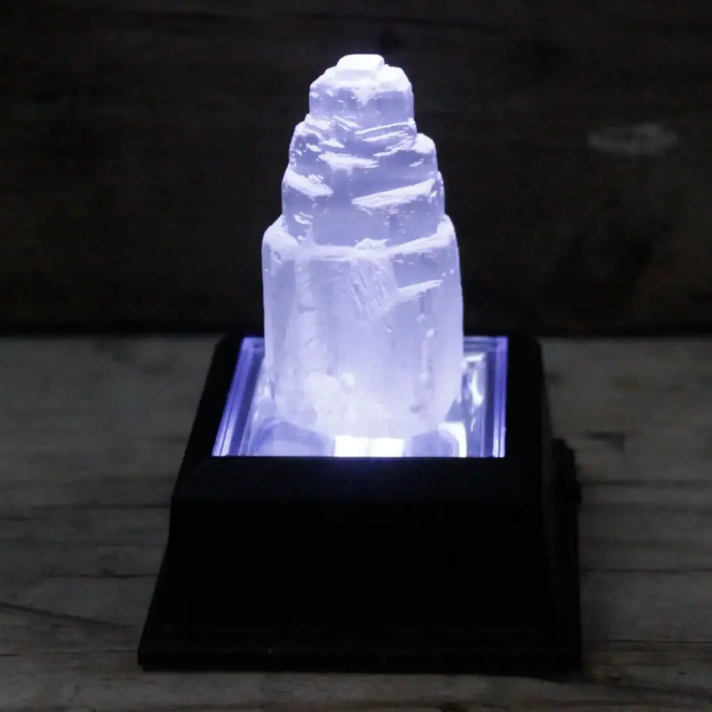 Natural Selenite Tower – 5 cm | www.artisangoods.co.uk 3