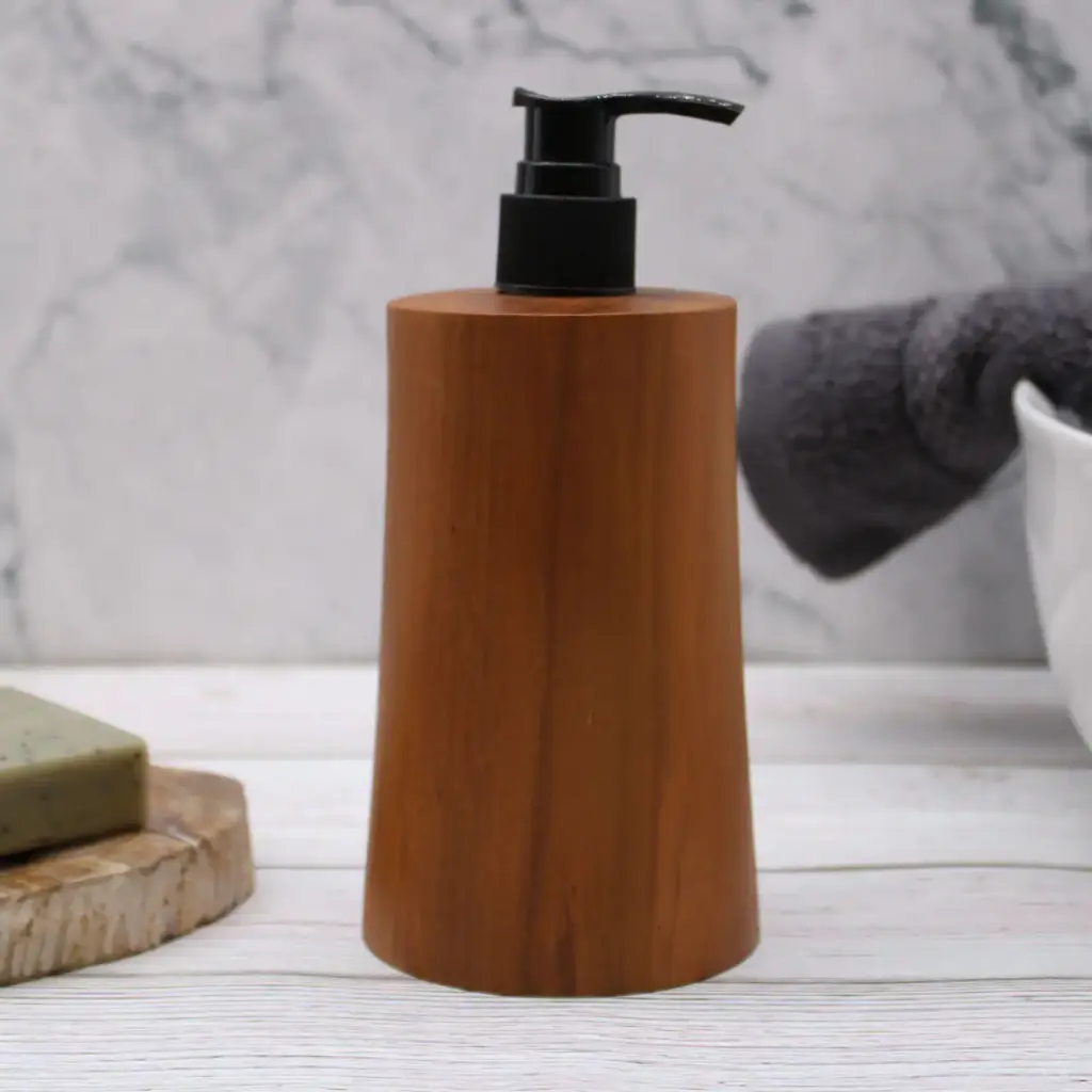 Natural Teakwood Soap Dispenser – Taper | www.artisangoods.co.uk 10