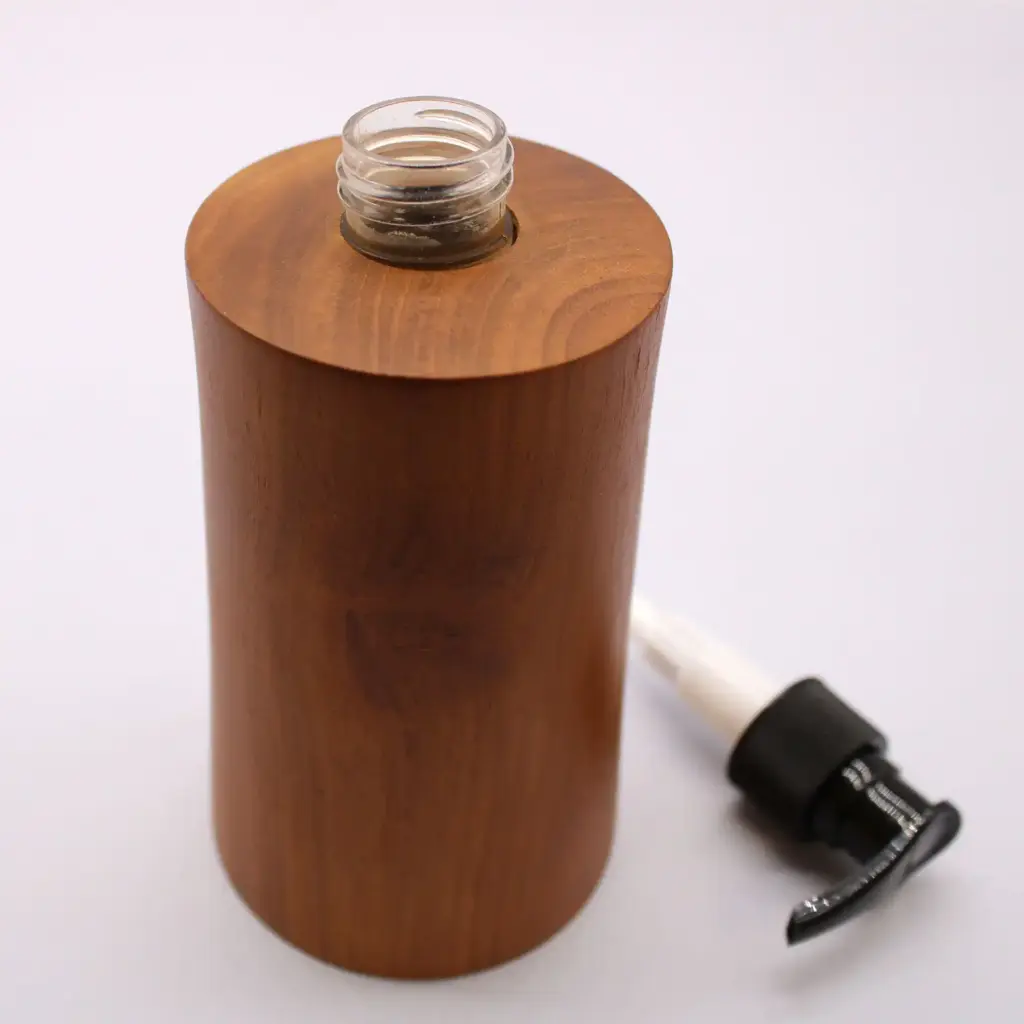 Natural Teakwood Soap Dispenser – Taper | www.artisangoods.co.uk 6