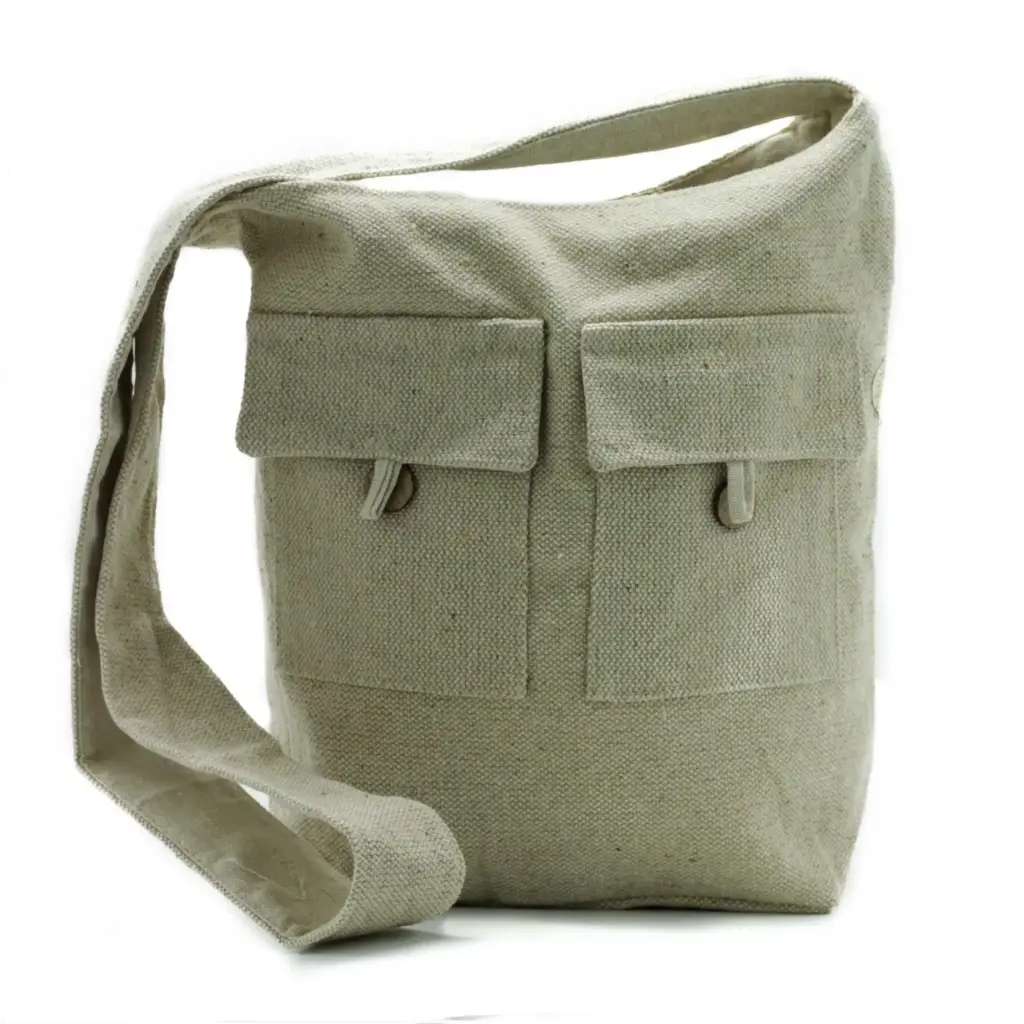 Natural Tones Two Pocket Bags – Natural – Large | www.artisangoods.co.uk