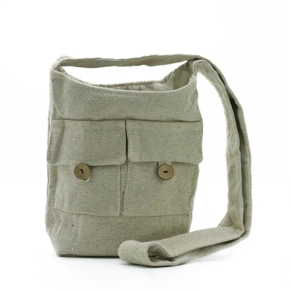 Natural Tones Two Pocket Bags – Natural – Medium | www.artisangoods.co.uk