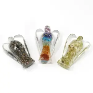 Orgonite Angel 50mm – Gemchips & Copper | www.artisangoods.co.uk 3