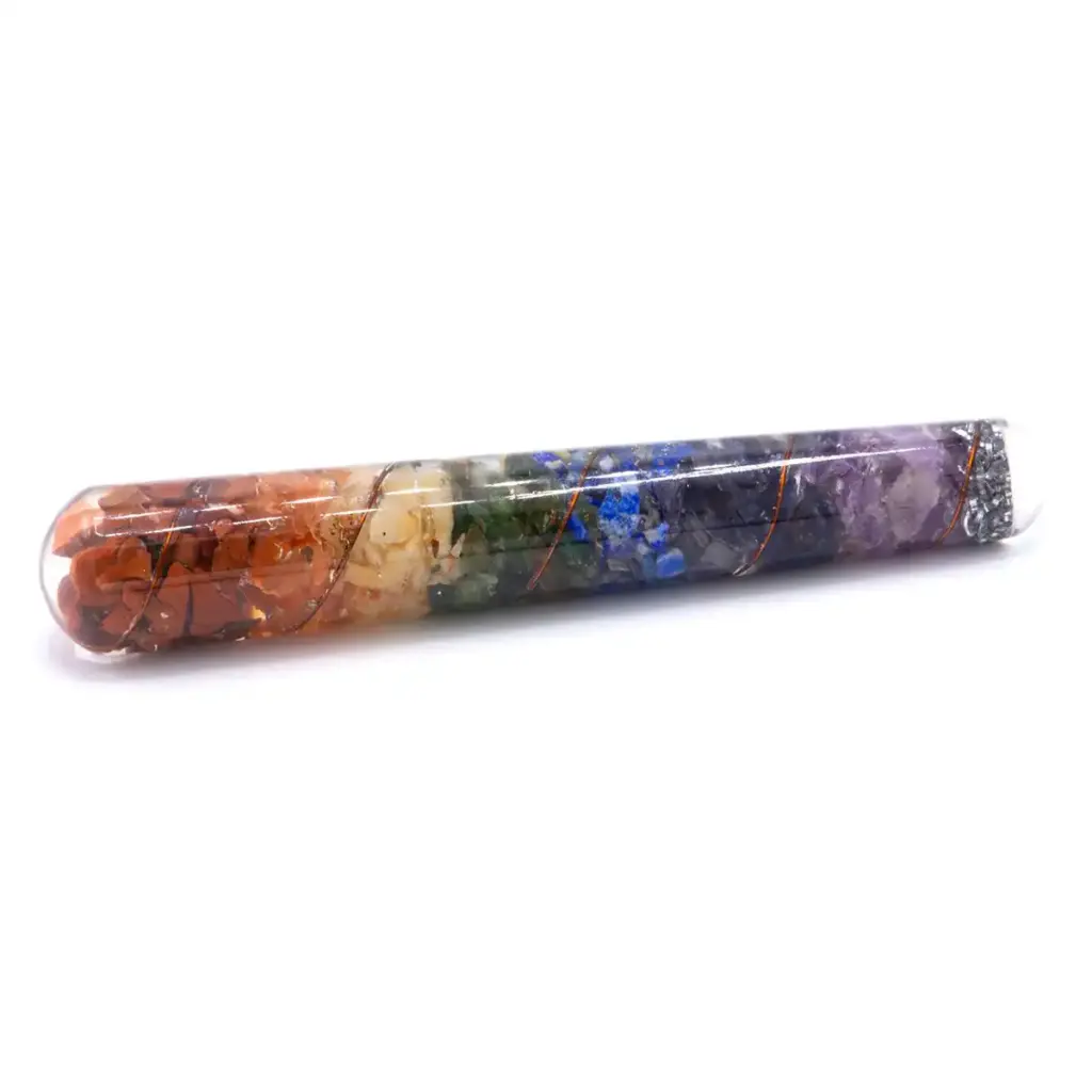 Orgonite Chackra and Copper Healing Wand – 140 x 30 mm | www.artisangoods.co.uk