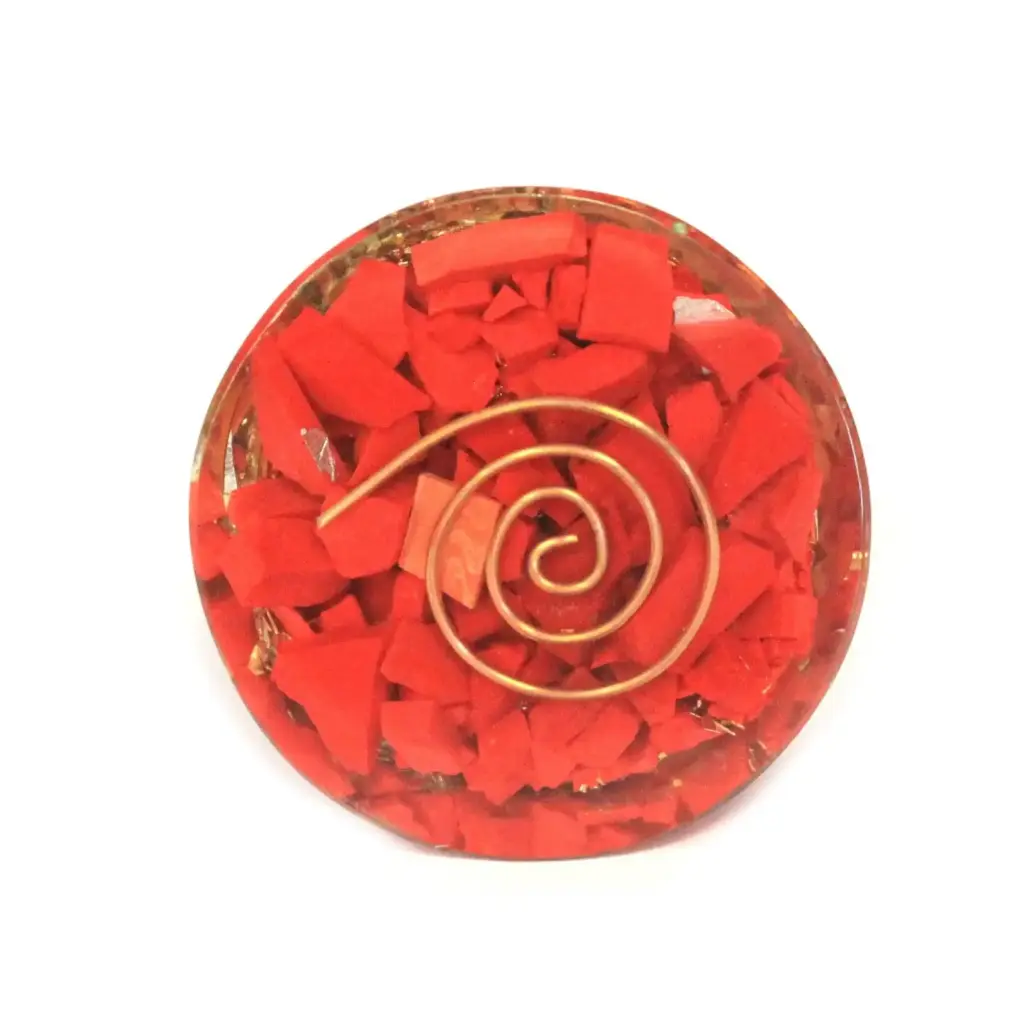 Orgonite Cone – 80mm – Multichip | www.artisangoods.co.uk 2 Orgonite Cone – 80mm – Multichip | www.artisangoods.co.uk 2