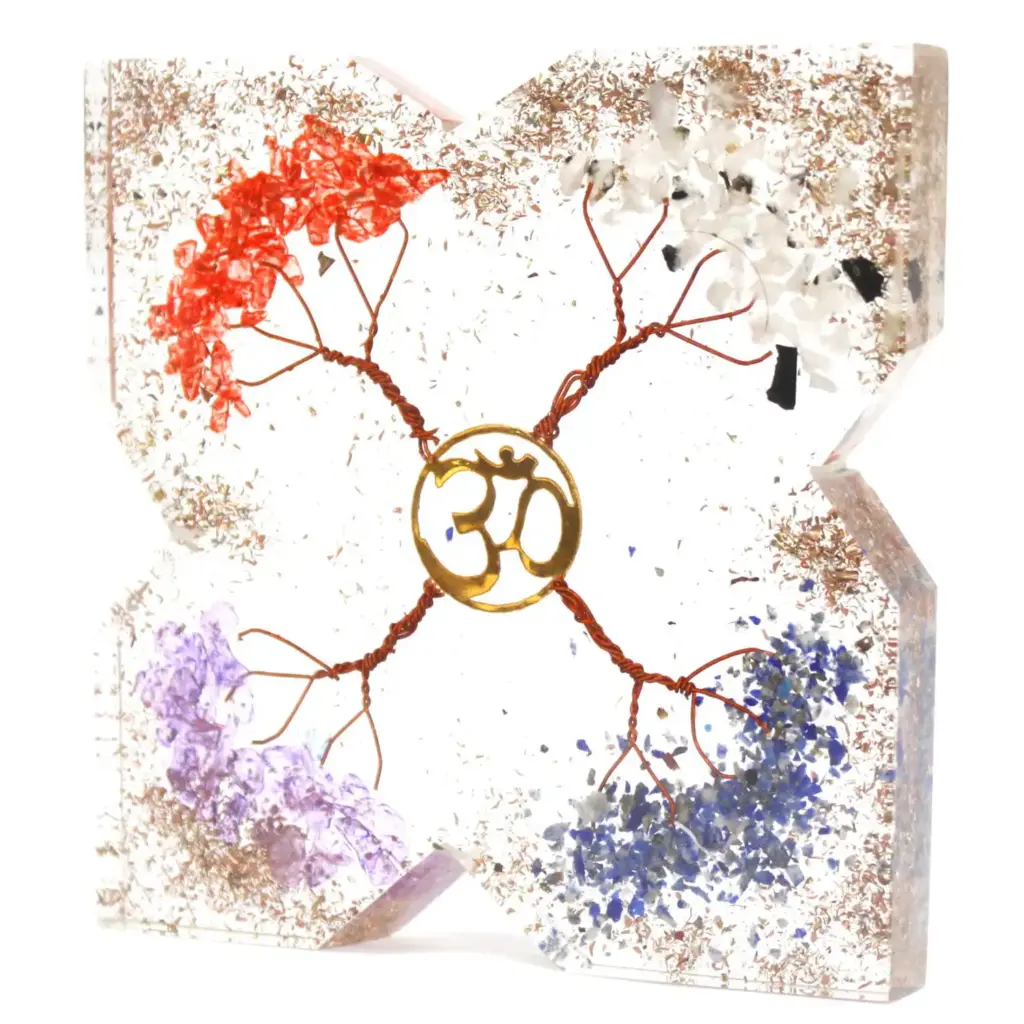 Orgonite Desk Power Packs – 4 Tree Copper Attractor – Lrg | www.artisangoods.co.uk
