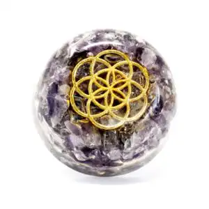 Orgonite Desk Power Packs – Amethyst Dome | www.artisangoods.co.uk 1