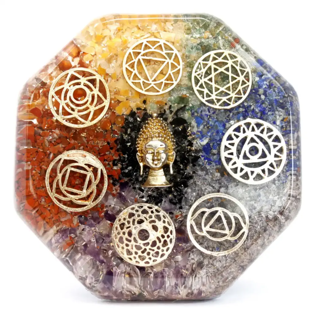 Orgonite Desk Power Packs – Buddha Chakra – Lrg | www.artisangoods.co.uk 2