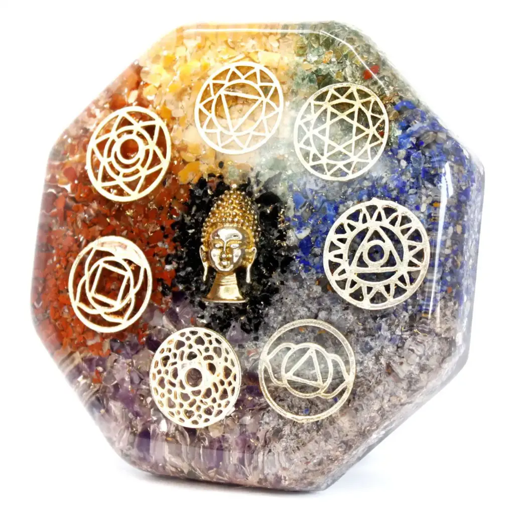 Orgonite Desk Power Packs – Buddha Chakra – Lrg | www.artisangoods.co.uk