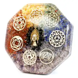 Orgonite Desk Power Packs – Buddha Chakra – Lrg | www.artisangoods.co.uk 1
