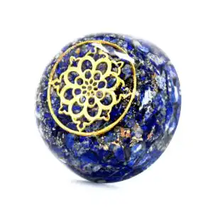 Orgonite Desk Power Packs – Lapis Dome | www.artisangoods.co.uk 1