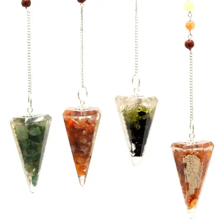Orgonite Power Chakra Pendulum – Angel Wing | www.artisangoods.co.uk 3 Orgonite Power Chakra Pendulum – Angel Wing | www.artisangoods.co.uk 2