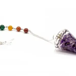 Orgonite Power Chakra Pendulum – Angel Wing | www.artisangoods.co.uk 4