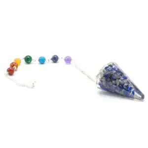 Orgonite Power Chakra Pendulum – Lapis | www.artisangoods.co.uk 1