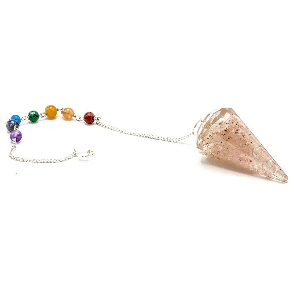 Orgonite Power Chakra Pendulum – Rose Quartz | www.artisangoods.co.uk 2 Orgonite Power Chakra Pendulum – Rose Quartz | www.artisangoods.co.uk 1
