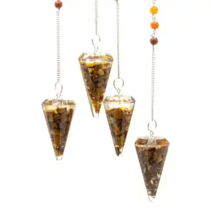 Orgonite Power Chakra Pendulum – Tiger Eye | www.artisangoods.co.uk 2