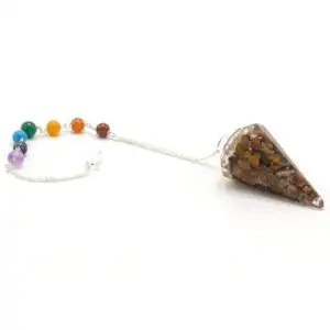 Orgonite Power Chakra Pendulum – Tiger Eye | www.artisangoods.co.uk 1