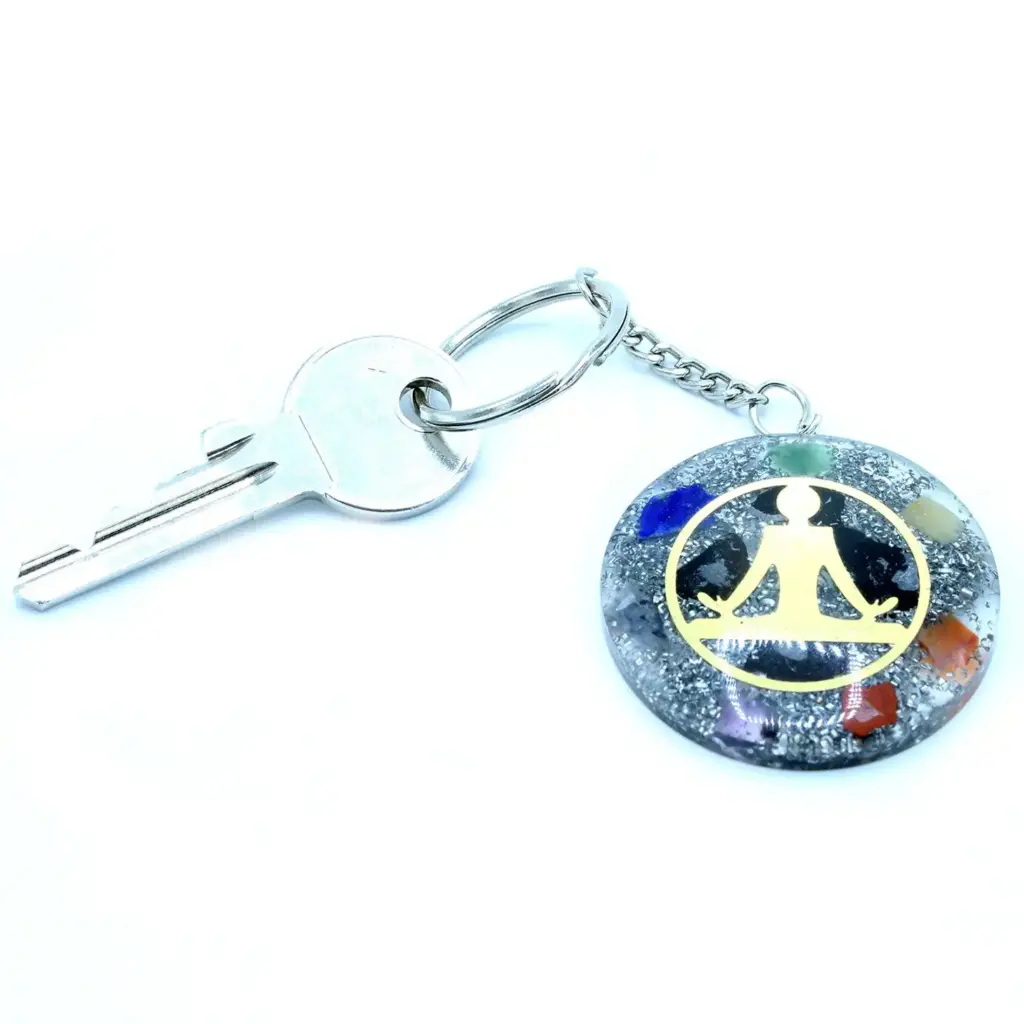 Orgonite Power Keyring – Buddha Seven Chakra | www.artisangoods.co.uk 4