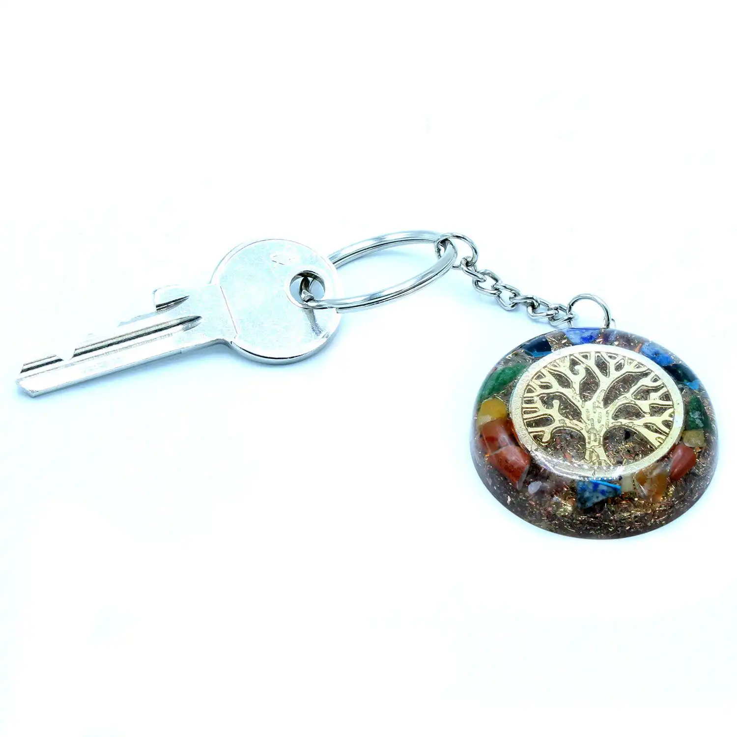 Orgonite Power Keyring – Gemstones Chakra Tree of Life | www.artisangoods.co.uk 5 Orgonite Power Keyring – Gemstones Chakra Tree of Life | www.artisangoods.co.uk 4