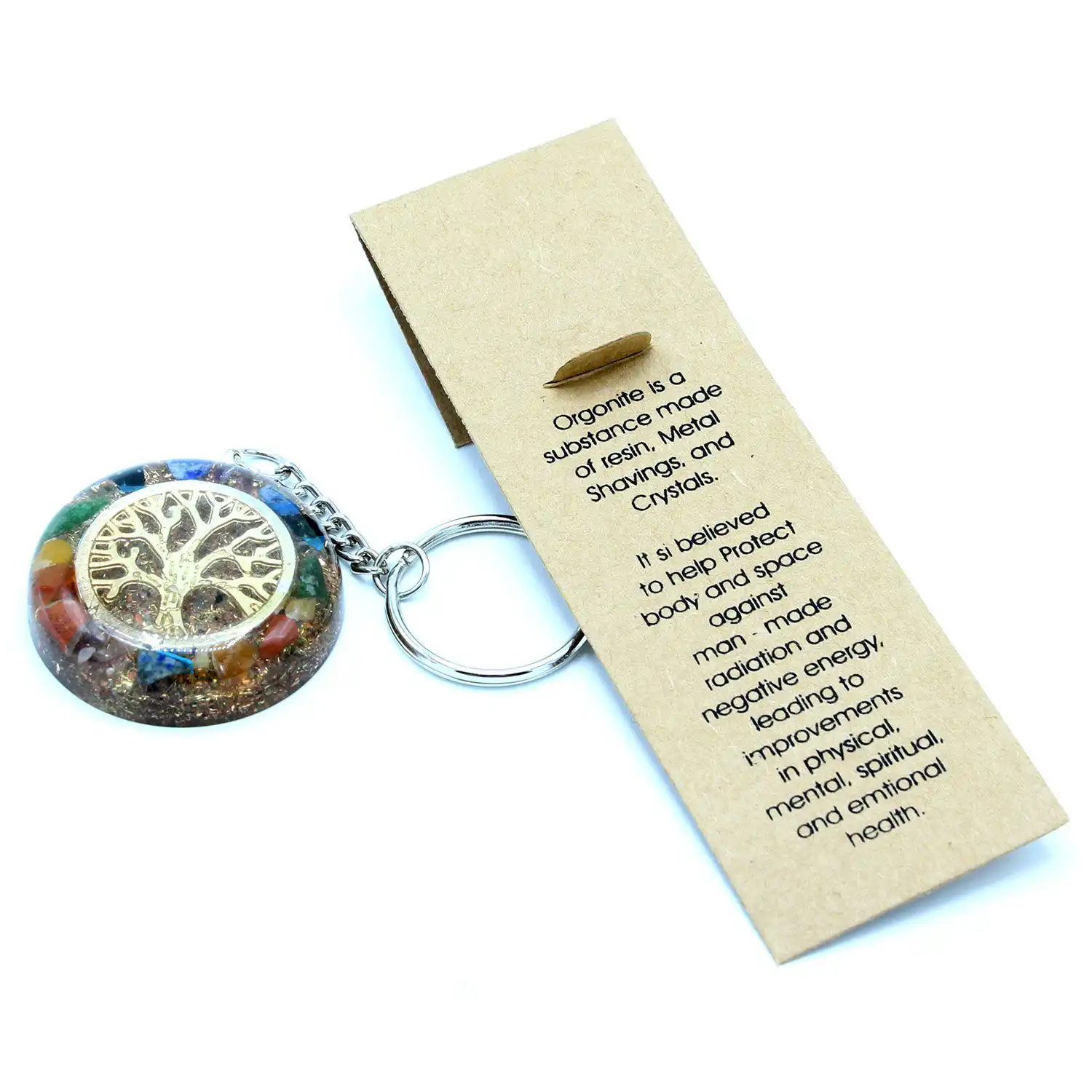 Orgonite Power Keyring – Gemstones Chakra Tree of Life | www.artisangoods.co.uk 4 Orgonite Power Keyring – Gemstones Chakra Tree of Life | www.artisangoods.co.uk 3