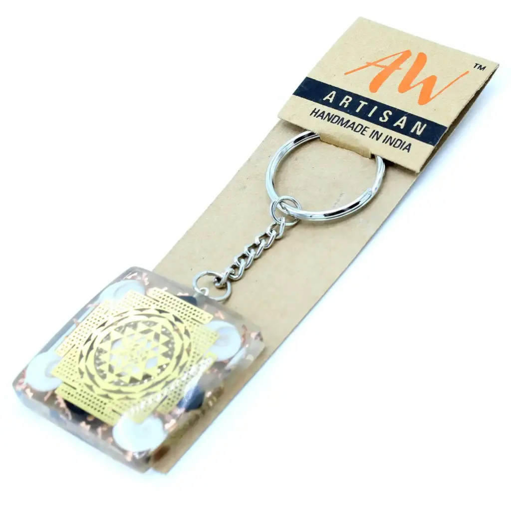 Orgonite Power Keyring – Home Protect Tourmaline | www.artisangoods.co.uk