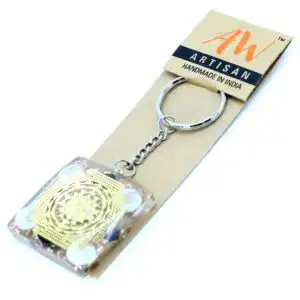 Orgonite Power Keyring – Home Protect Tourmaline | www.artisangoods.co.uk 1