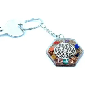 Orgonite Power Keyring – Octagon Flower of Life | www.artisangoods.co.uk 5