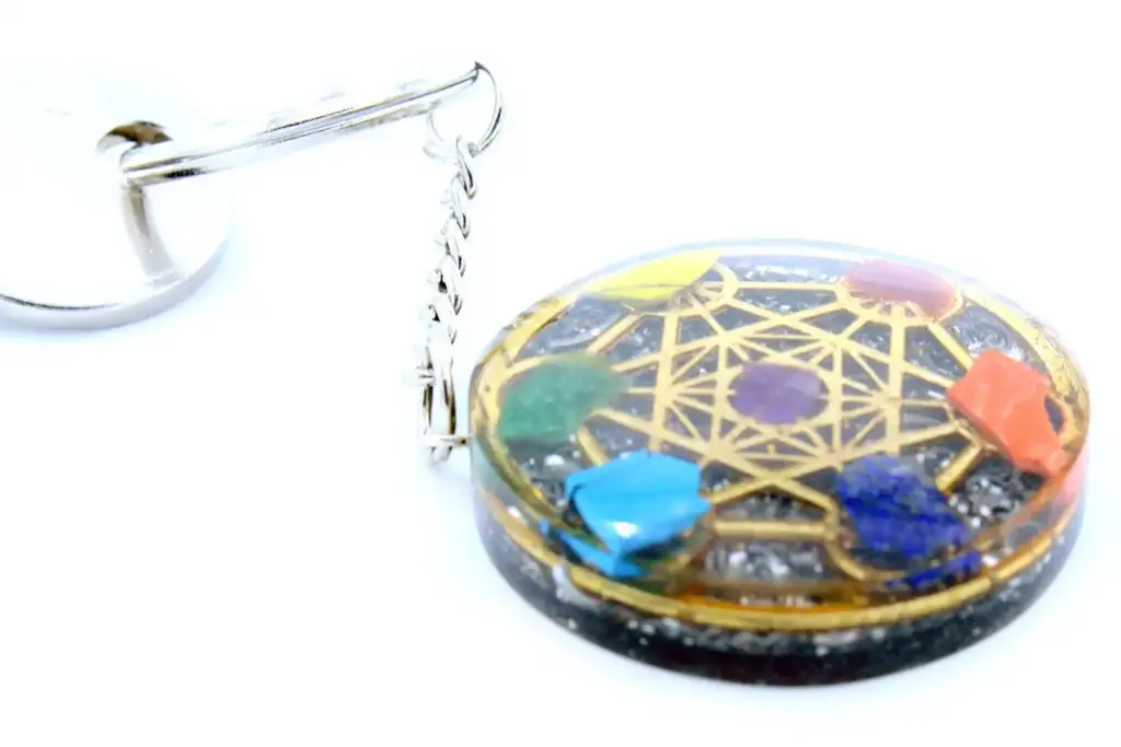 Orgonite Power Keyring – Round Seven Chakra | www.artisangoods.co.uk 5 Orgonite Power Keyring – Round Seven Chakra | www.artisangoods.co.uk 5