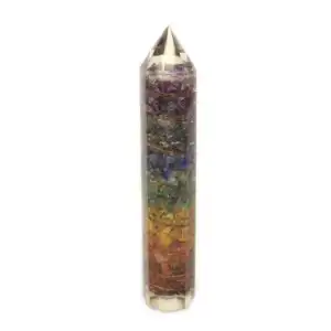 Orgonite Power Wand 15cm Copper & Gemchips | www.artisangoods.co.uk 1
