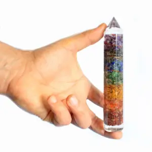 Orgonite Power Wand 15cm Copper & Gemchips | www.artisangoods.co.uk 3