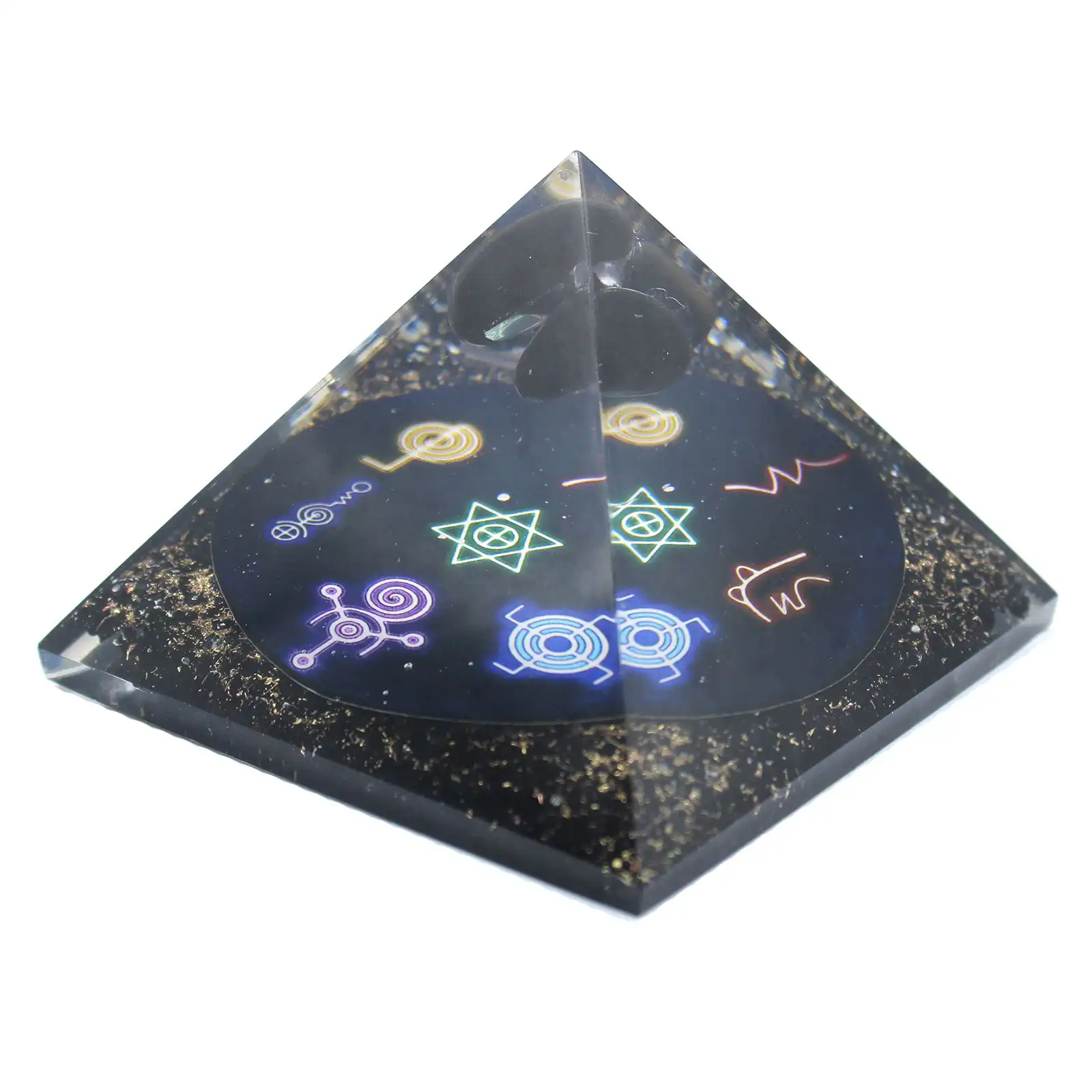 Orgonite Pyramid – Midnight Reiki – 90mm | www.artisangoods.co.uk 3 Orgonite Pyramid – Midnight Reiki – 90mm | www.artisangoods.co.uk 2